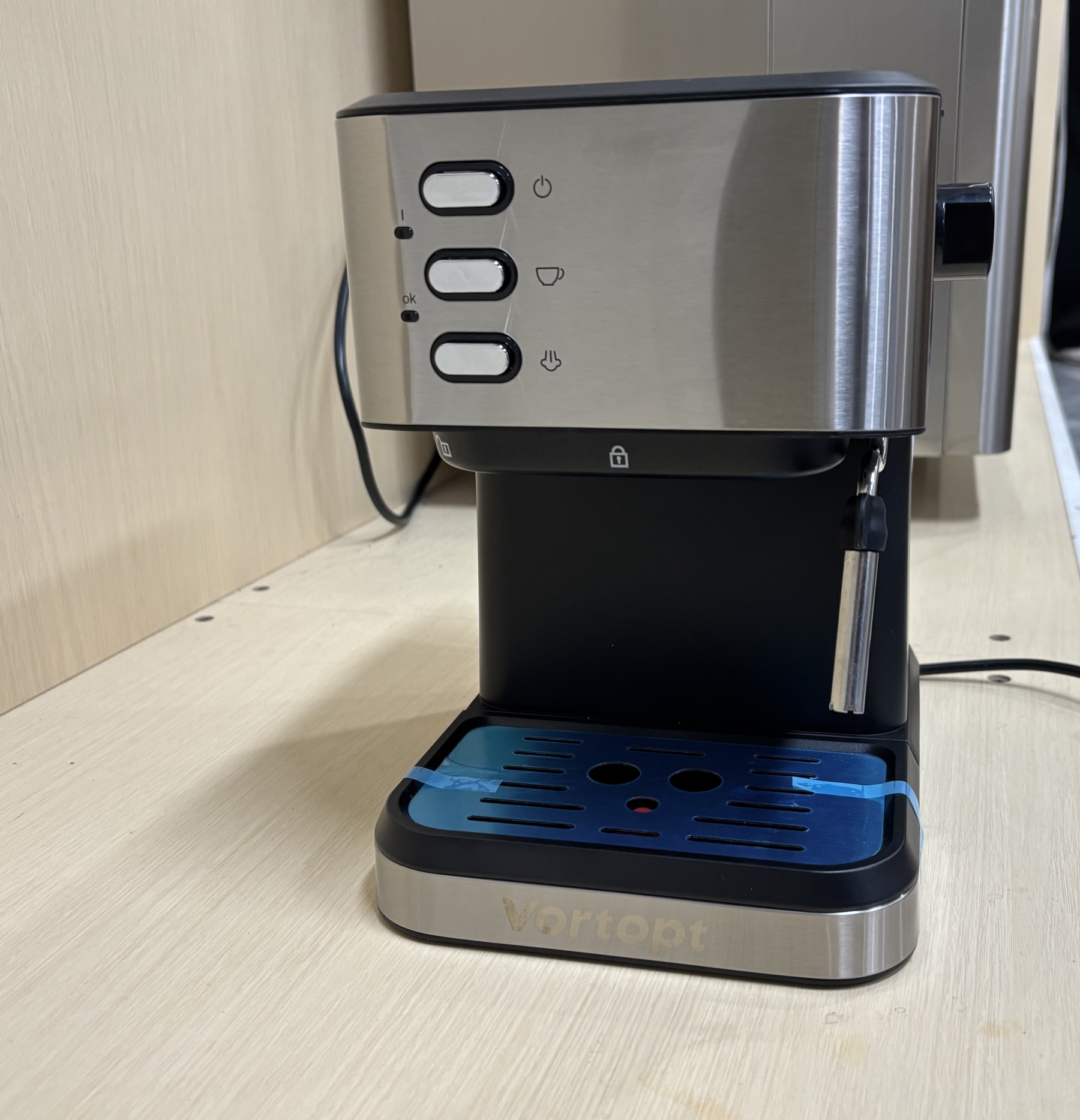 Vortopt Espresso Machine Professional Espresso Maker With Auto Milk Frother, Home Compact Espresso Coffee Machine , Removable Water Tank For Latte, Cappuccino