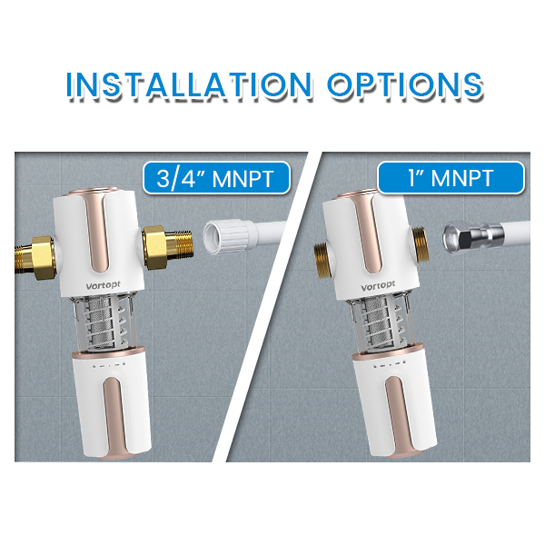 Q700 Spin Down Sediment Filter - Automatic Backwash Cleaning, Vortopt 