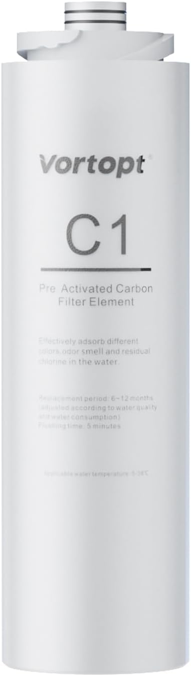 PP/C1/C2 Replacement Filter for F01 Under Sink Water Filter System,Vortopt