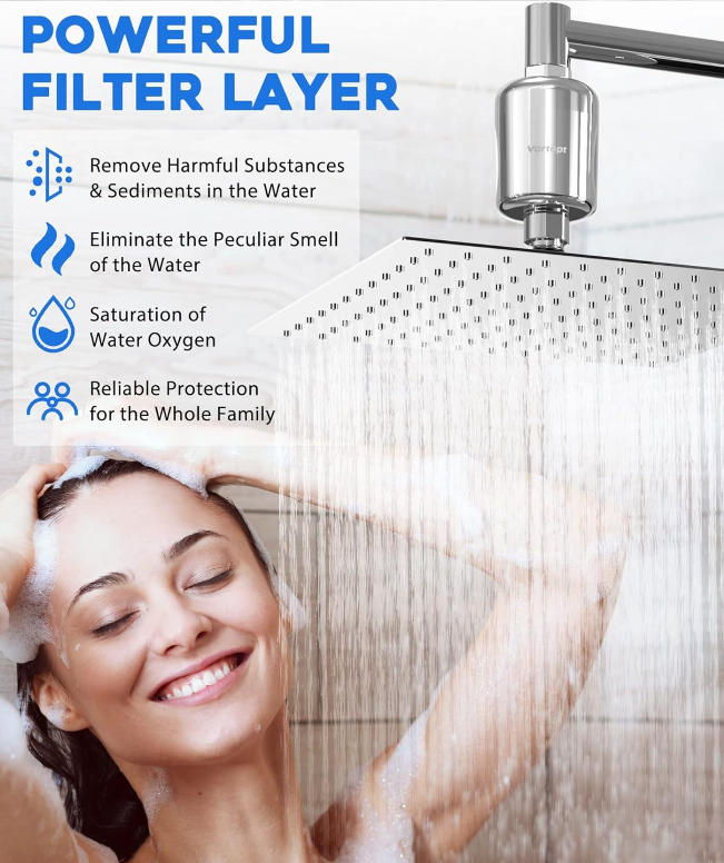 DB-1 shower head water purifier usage effect