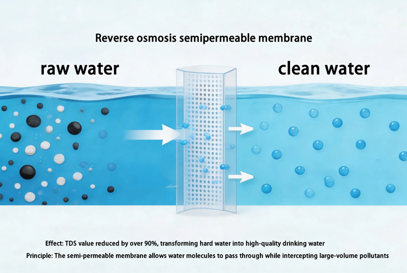 Principle of reverse osmosis membrane