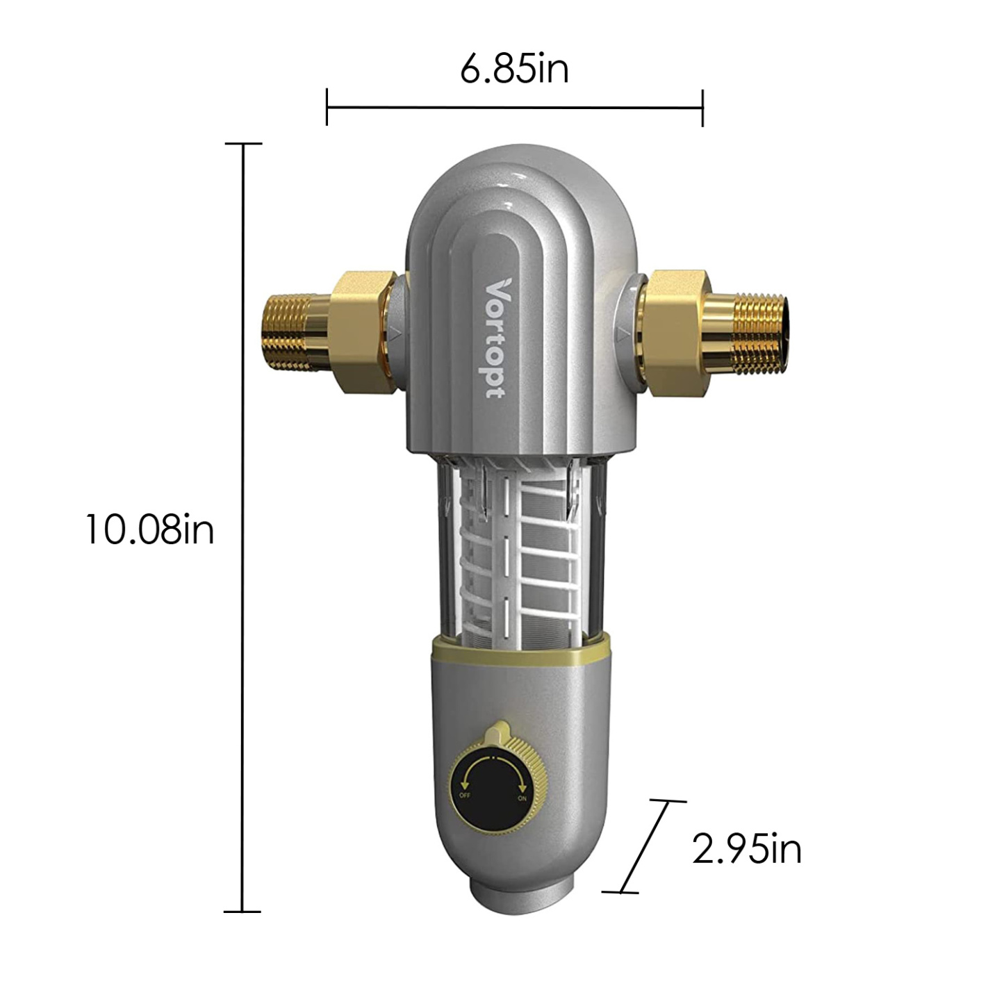 Q2 Self-cleaning Spin Down Sediment Filter, Vortopt