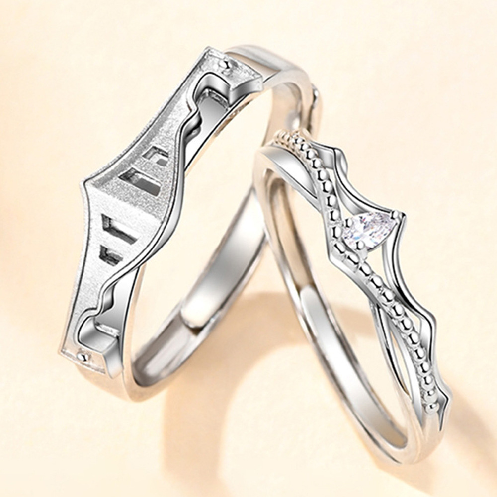 [Copy]🔥 Last Day Free Jewelry Set 40% OFF,2nd 30%  🔥S925 Sterling Silver Unique Princess and Knight Couple Ring:  Oxidation-Resistant & Fade-Proof. Elevate Your Style! 💍✨