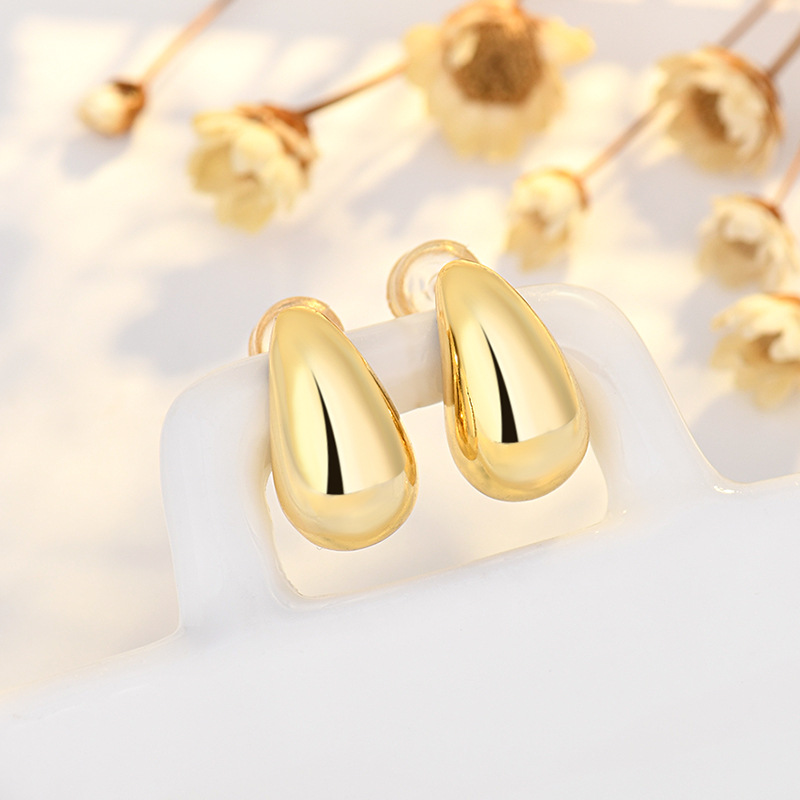 🔥 18 K Golden Earrings Anniversary Wedding Birthday Gift 