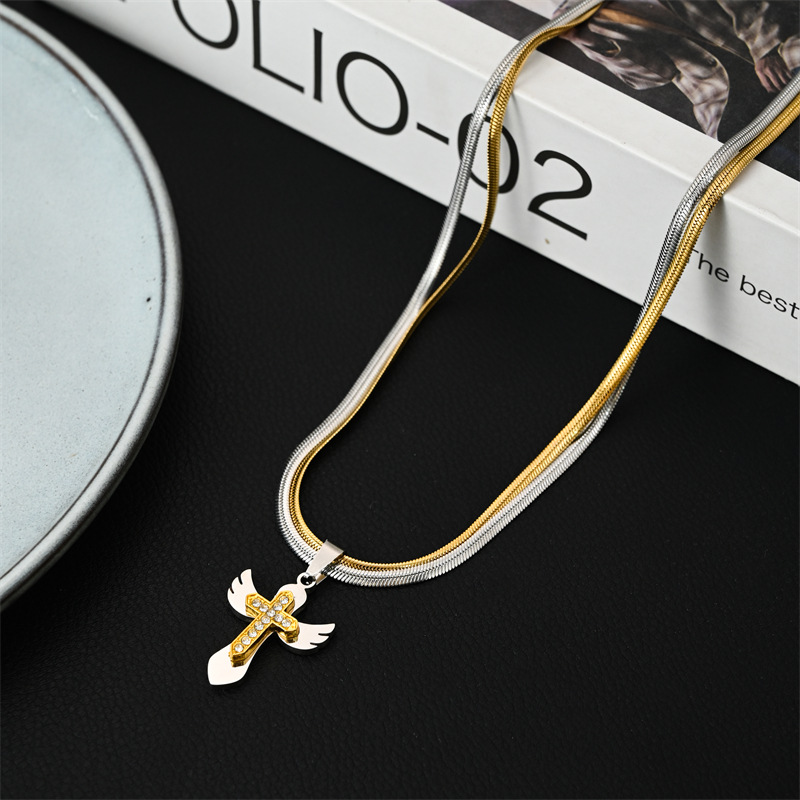 🔥 Last Day 49%OFF! 3rd Free 🔥Vintage Golden Cross Necklace