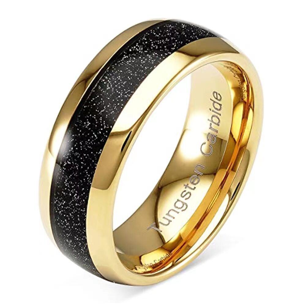 🔥 Last Day 49% OFF+ Extra 20% Off (Code: 20offnow) ,Only 5, Left,🎁 Buy 2 Free Golden Bracelet And Necklace+Gift Box 🔥Starry Sky Titanium Steel Ring