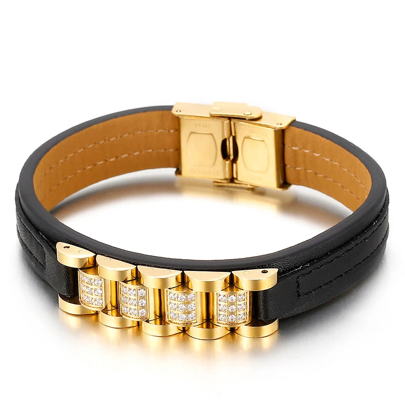 🔥 Last Day 49% OFF+Free Golden Necklace 🔥 3rd Free,Add 3rd To Cart Auto Discount 🔥Vintage Handmade Diamond Leather Bracelet 