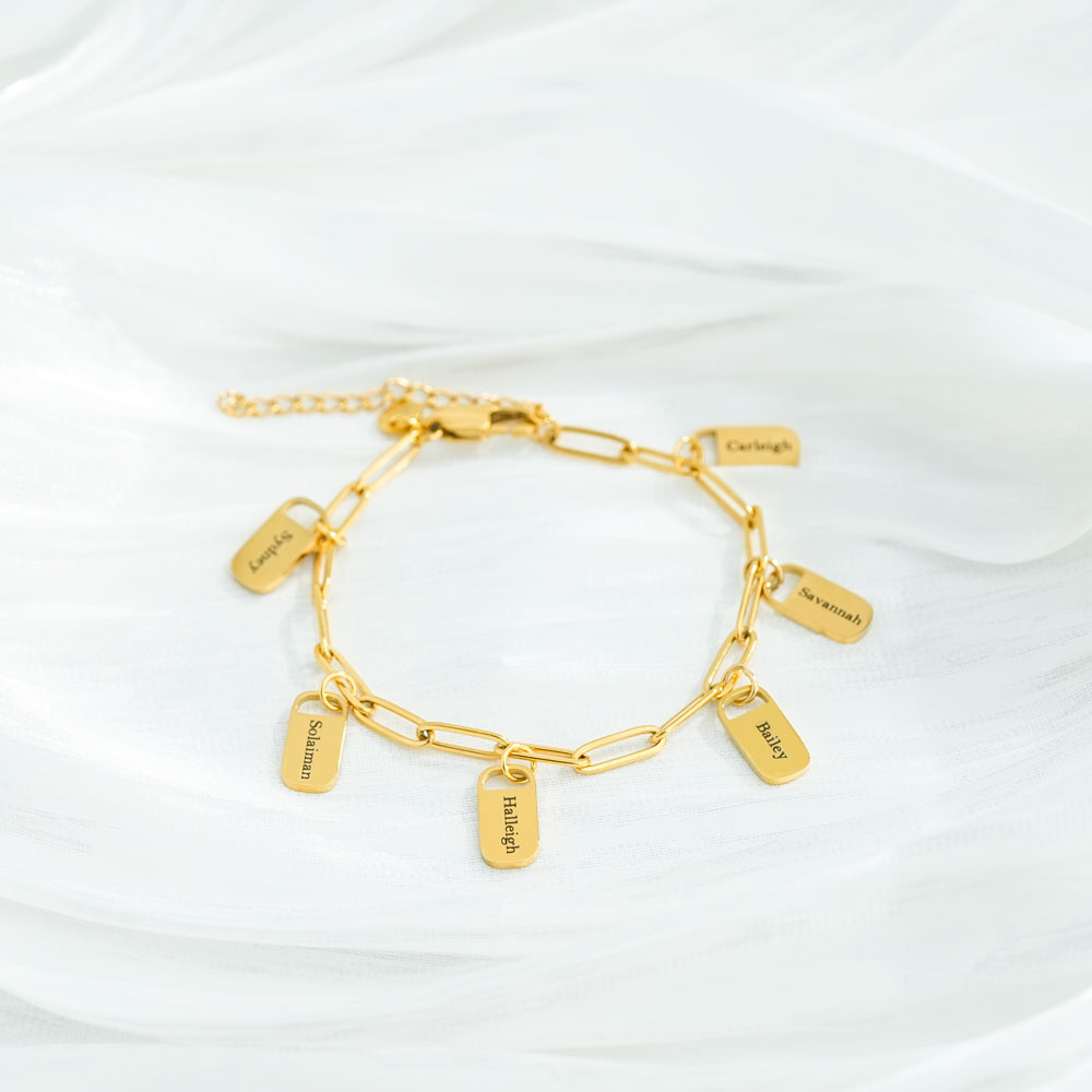 Rory Chain Link Bracelet with Custom Charms