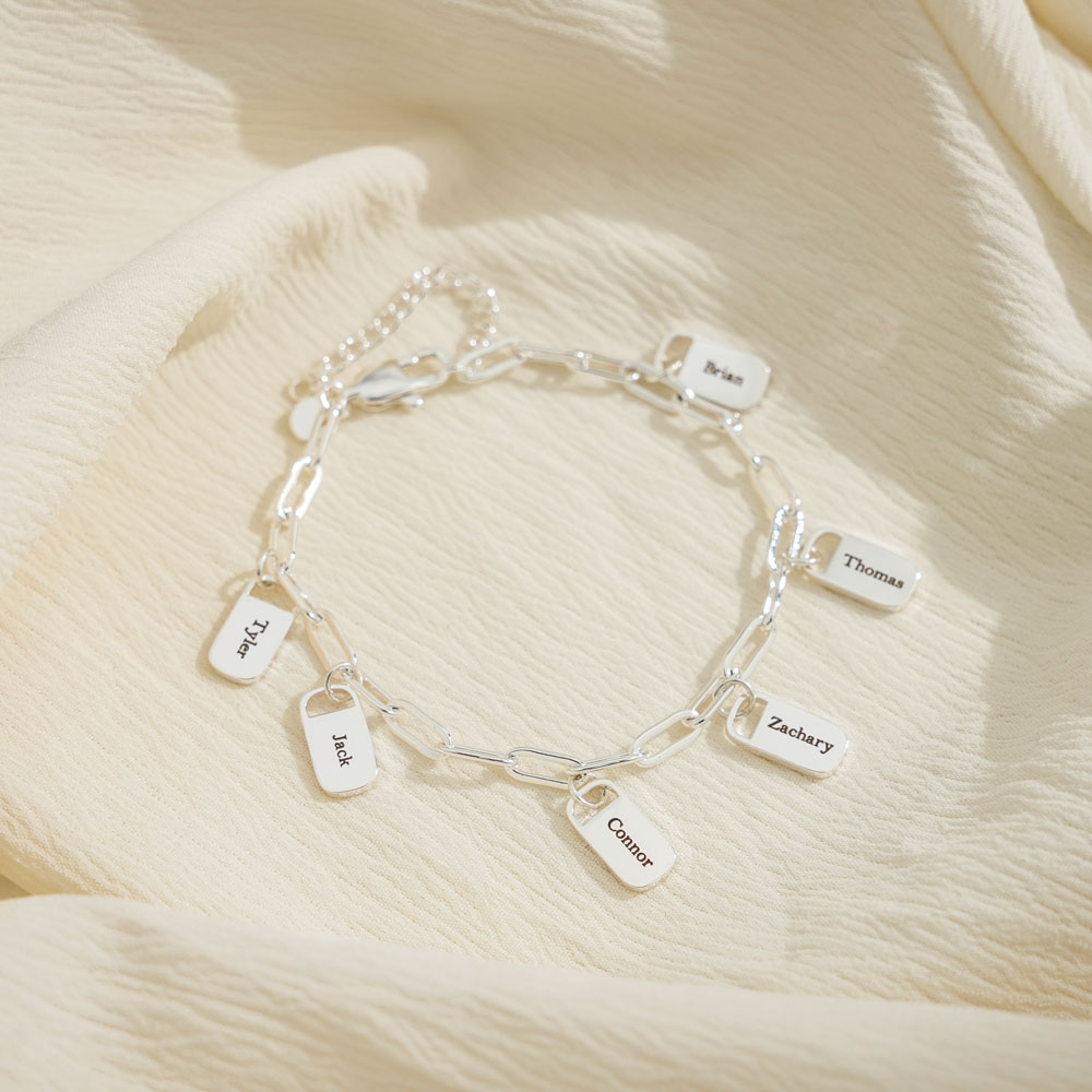 Rory Chain Link Bracelet with Custom Charms