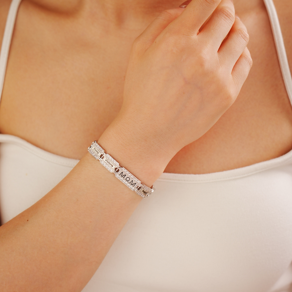 Custom Name Diamond Bracelet