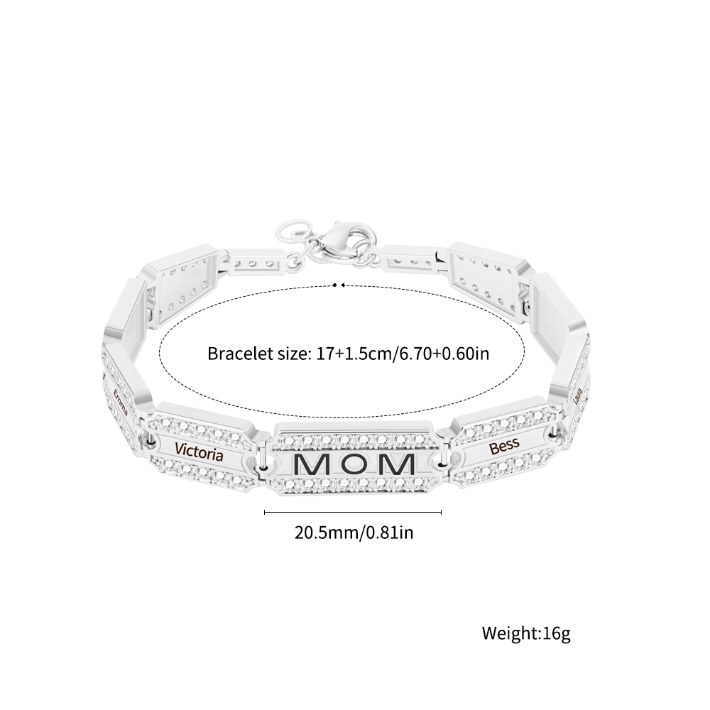 Custom Name Diamond Bracelet