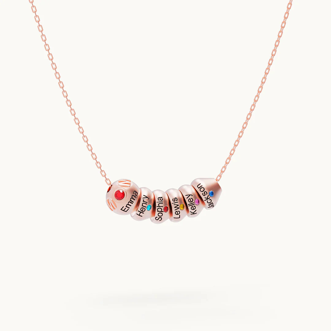 Mother's day gift Caterpillar Necklace