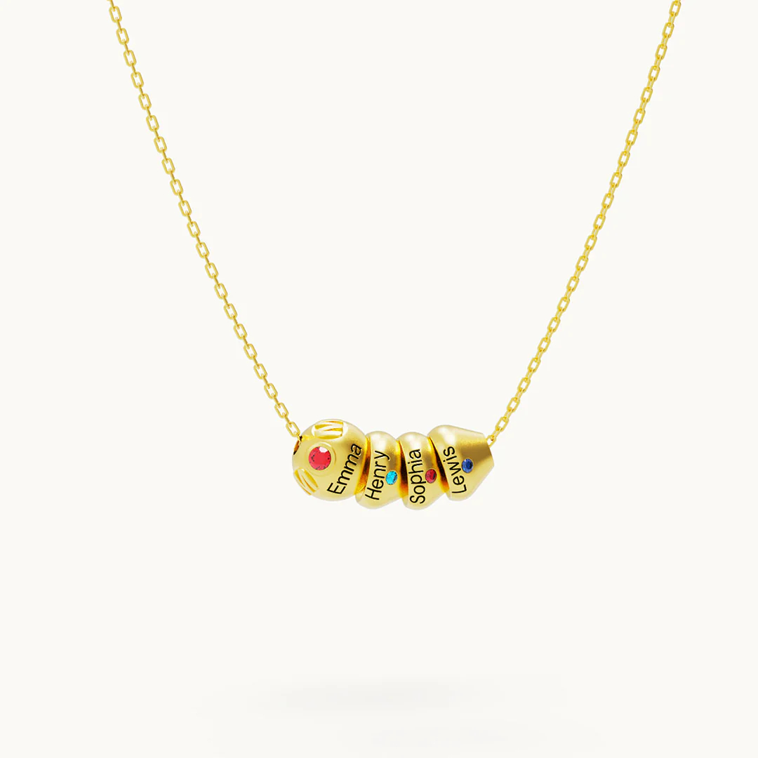 Mother's day gift Caterpillar Necklace
