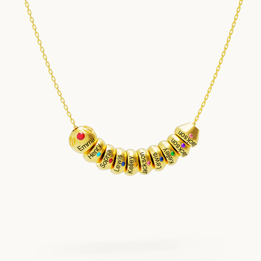 Mother's day gift Caterpillar Necklace