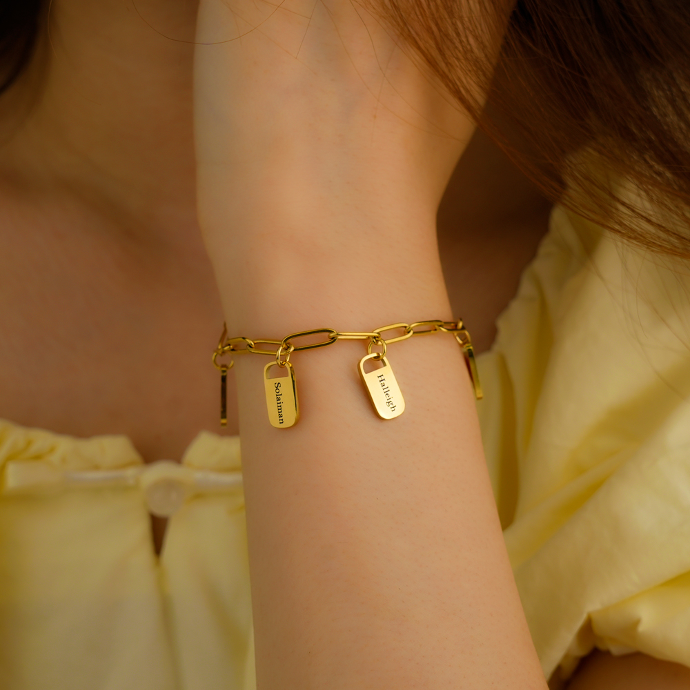 Rory Chain Link Bracelet with Custom Charms