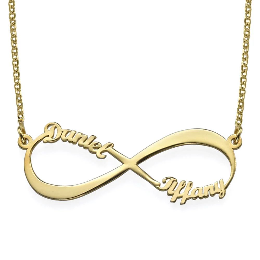 Mother's Day Gift, Infinity Love Name Necklace