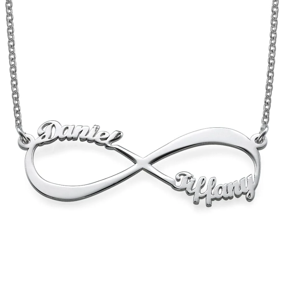 Mother's Day Gift, Infinity Love Name Necklace