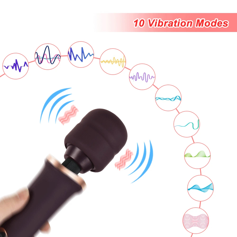 Huge Magic Handheld Massager Wand Clitoris Stimulation for Women 