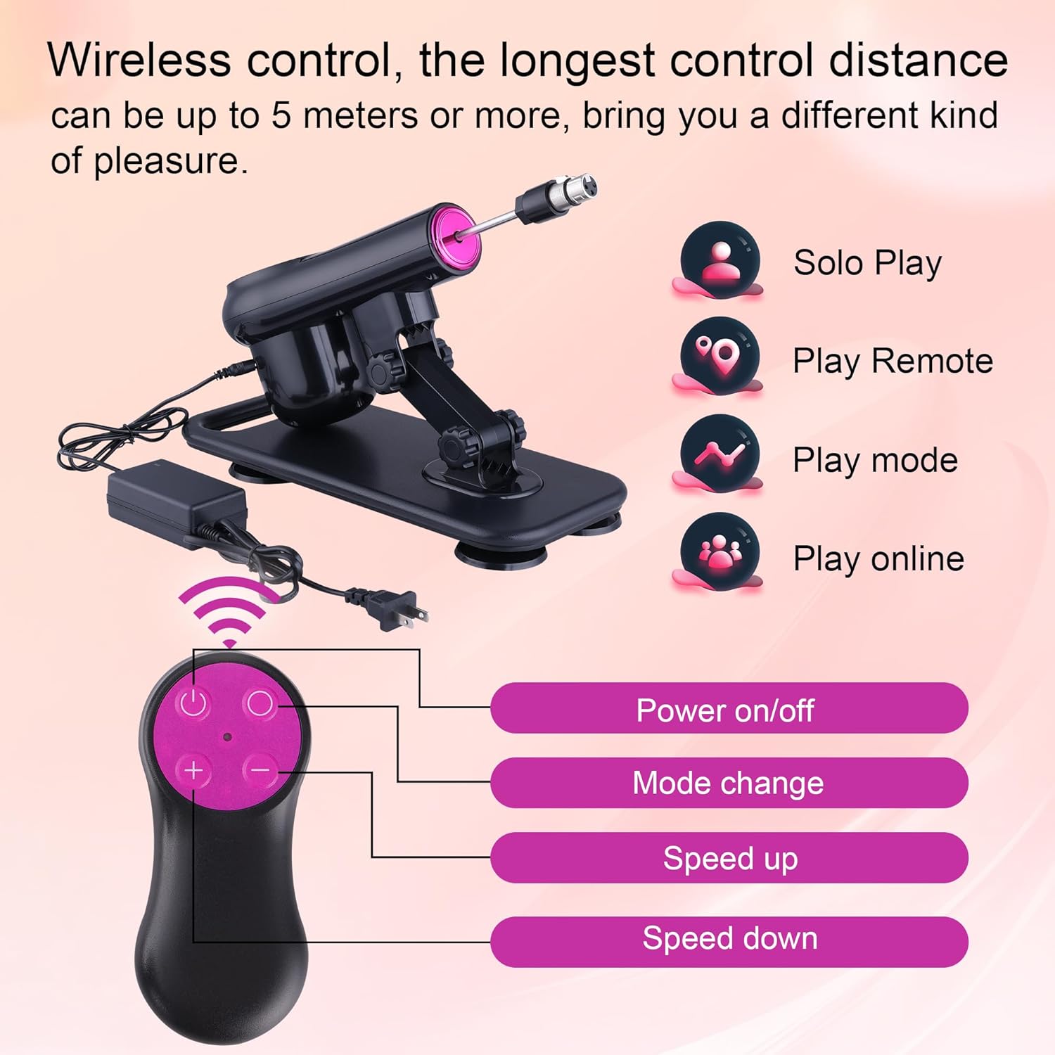 Sex Machine Dildo Machine for Women,Fuck Machine with Powerful Suction Cups,Thrusting Machine