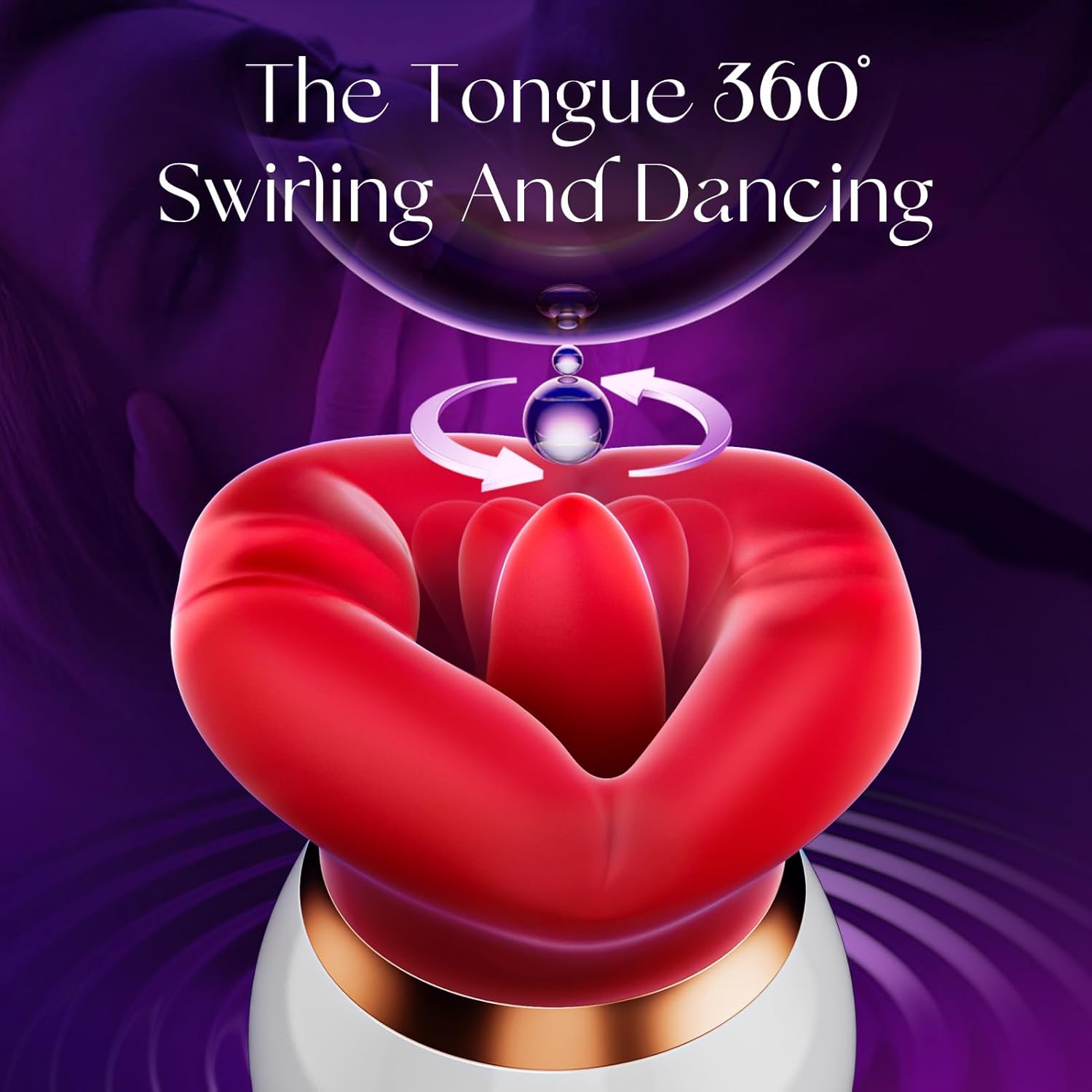 3IN1 Mouth-Shaped Sucking Vibrator, 10 Tongue Licking 3 Sucking Nipples Anal Clit Sucker Vibrater