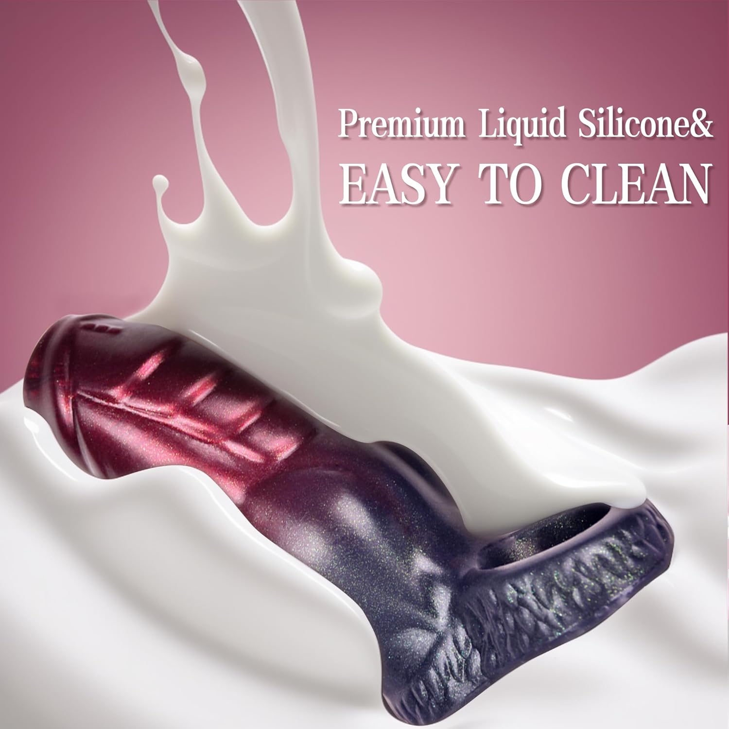 Knot Penis Sleeve Cock Sleeve, Cock Ring Penis Extender Ultra-Soft Penis Enlarger for Couples, Delay Ejaculation Stronger Erection Enhancement, Silicone Penis Rings for Testicles G Spot Stimulation