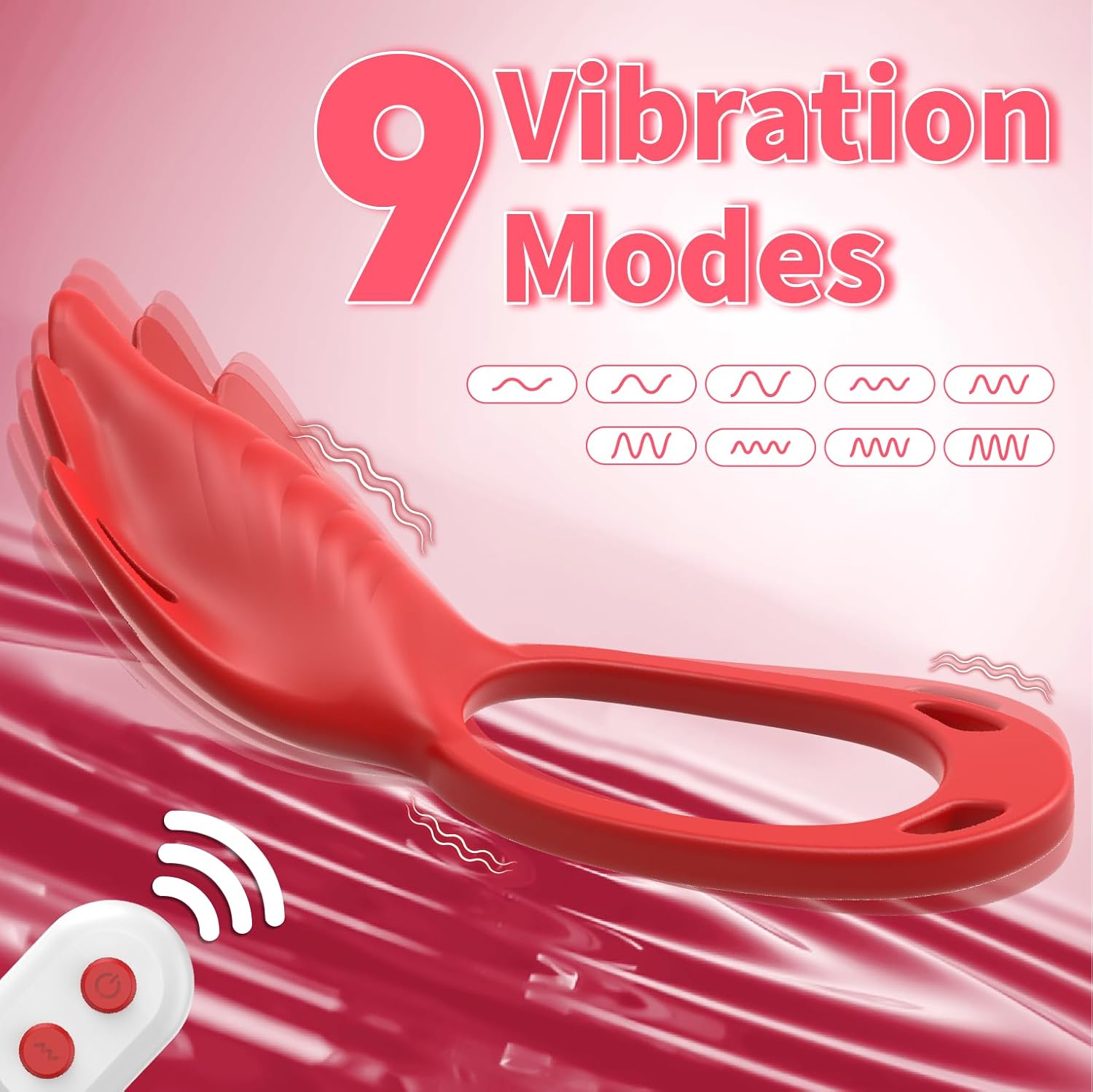 Adult Sex Toys Wearable Panty Vibrator, Vibrating Penis Ring Clitoral Stimulator, Couple Sex Toy with APP & Remote Control Vibrators