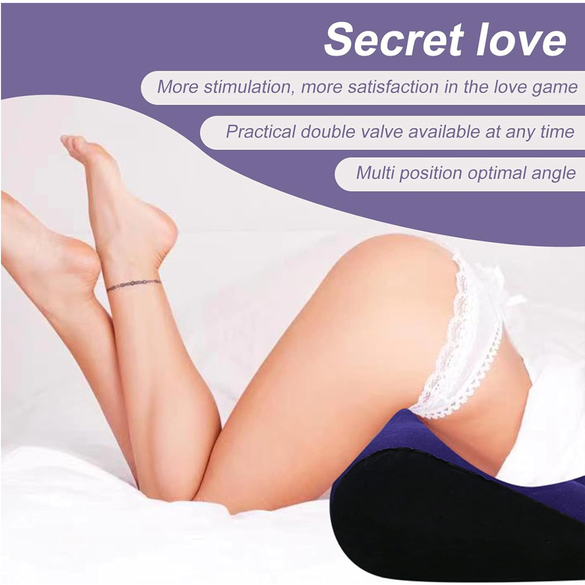 Sex Toys Adult Toys Pillow Position Cushion Triangle Inflatable Ramp Furniture Couples Toy