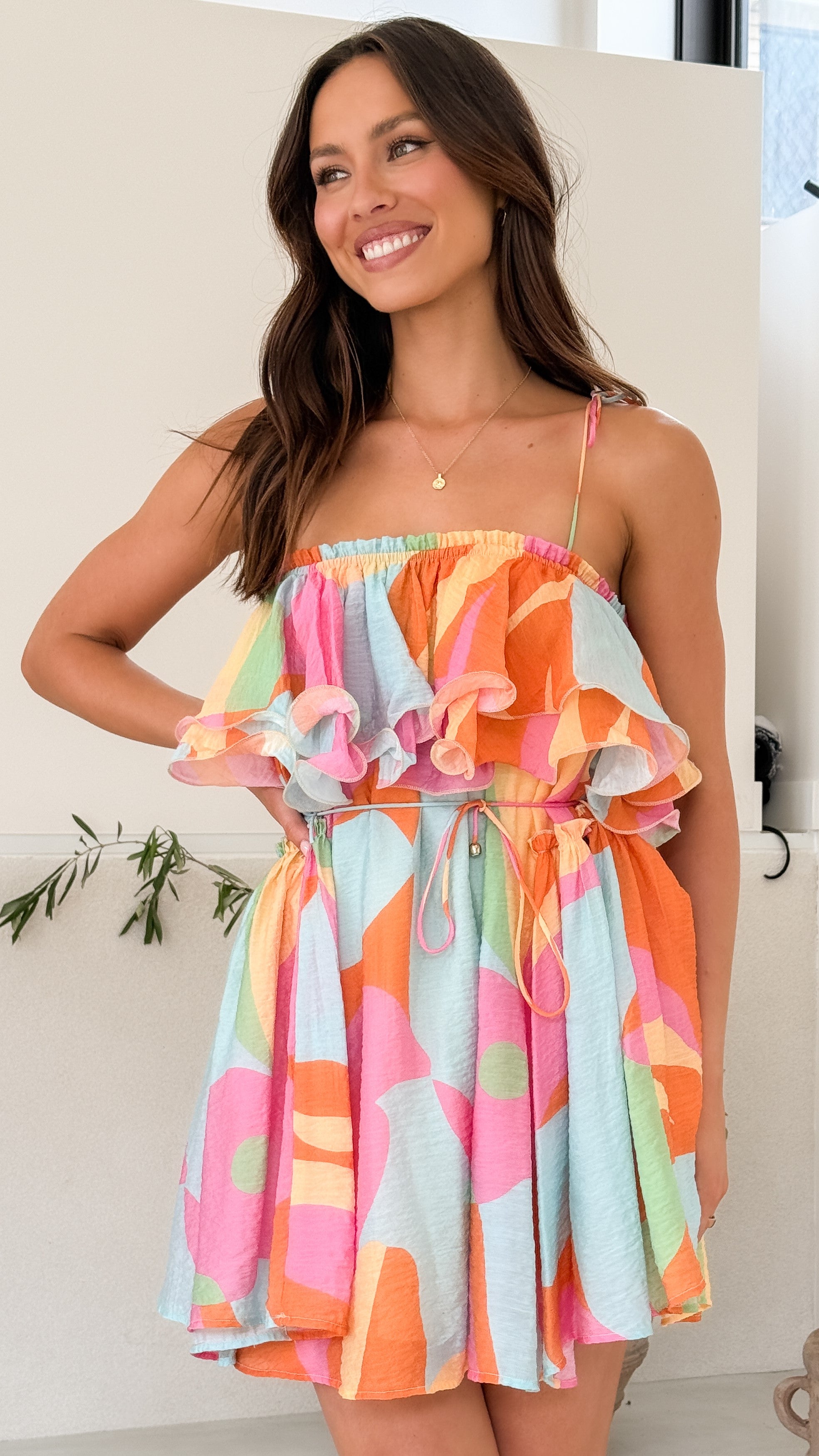 Jolene Mini Dress - Multi