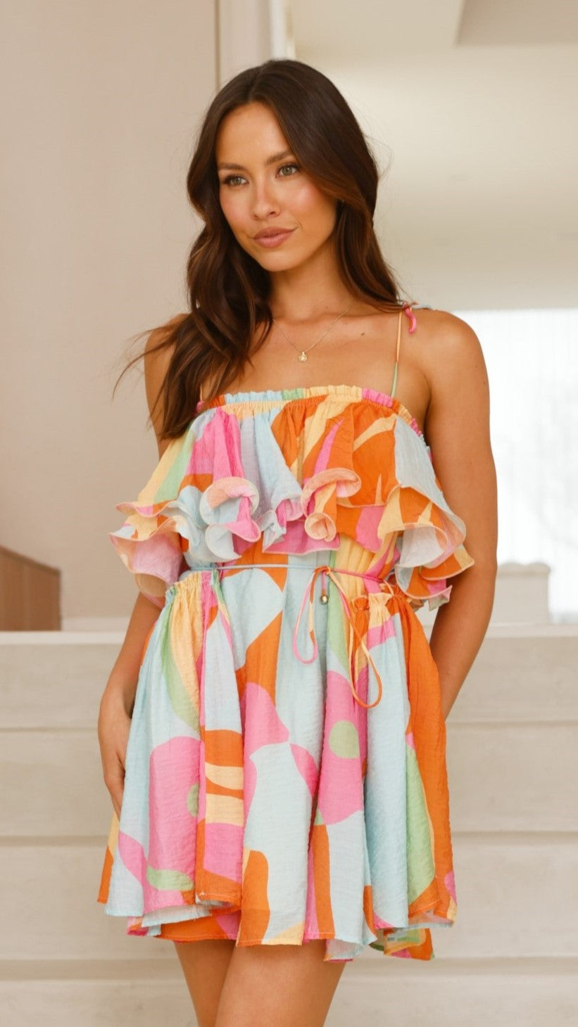 Jolene Mini Dress - Multi