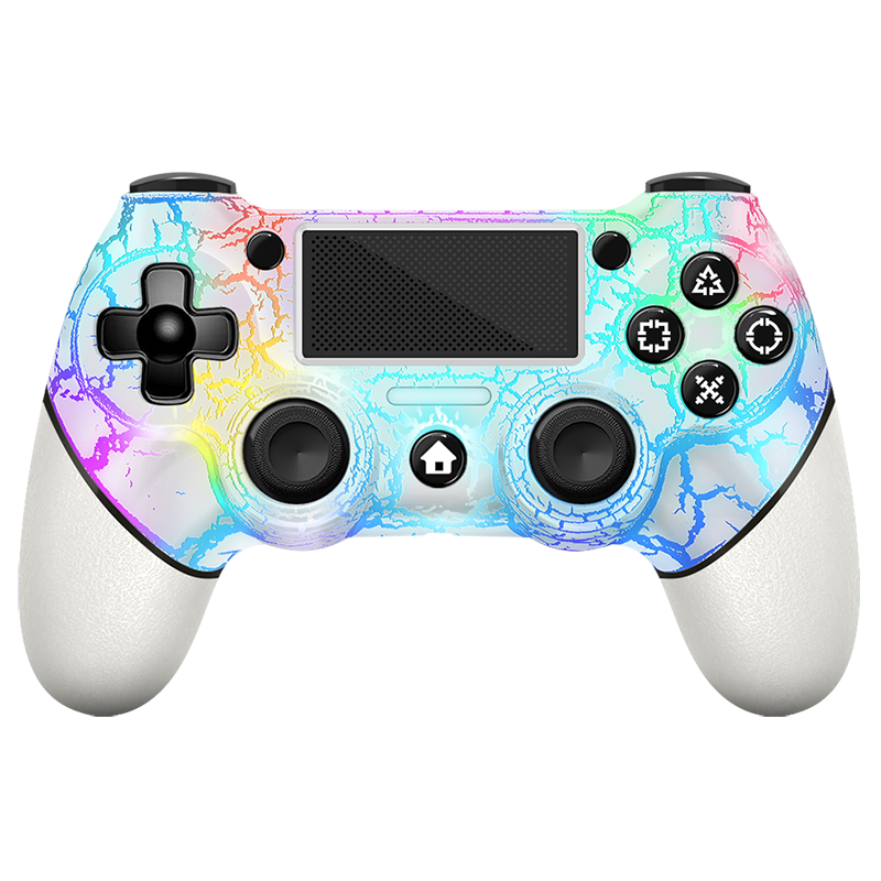 AceGamer Wireless Game Controller - White Cracks