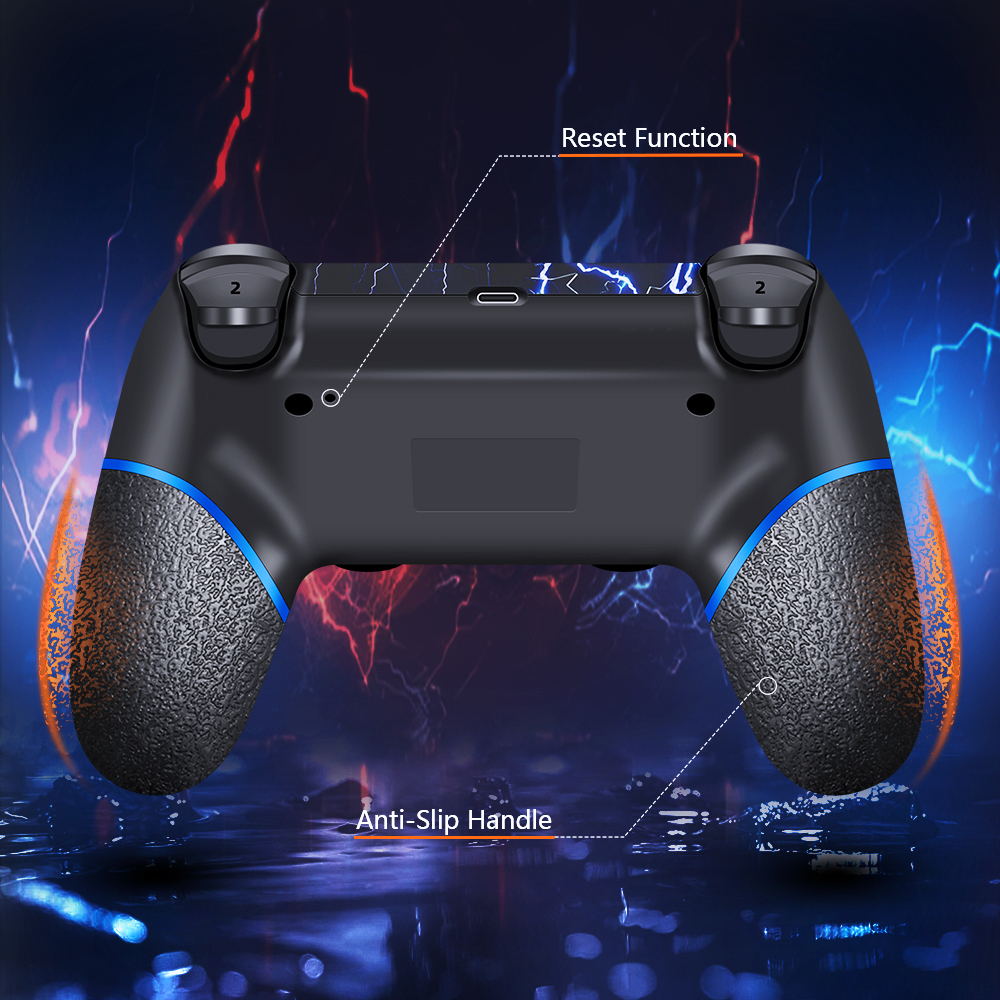 【Ace Gamer】 Wireless Controller for PS4 - Lightning Strike