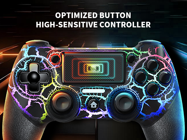 Amazon.com: AceGamer Light-up Wireless Controller for PS4