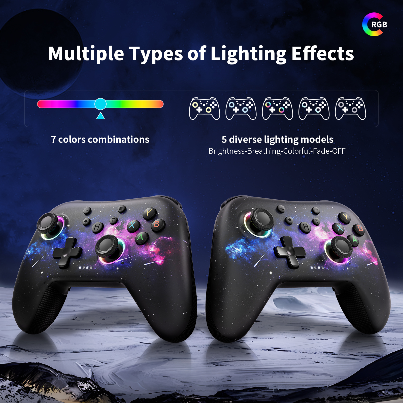 AceGamer Aurora Wireless Game Controller