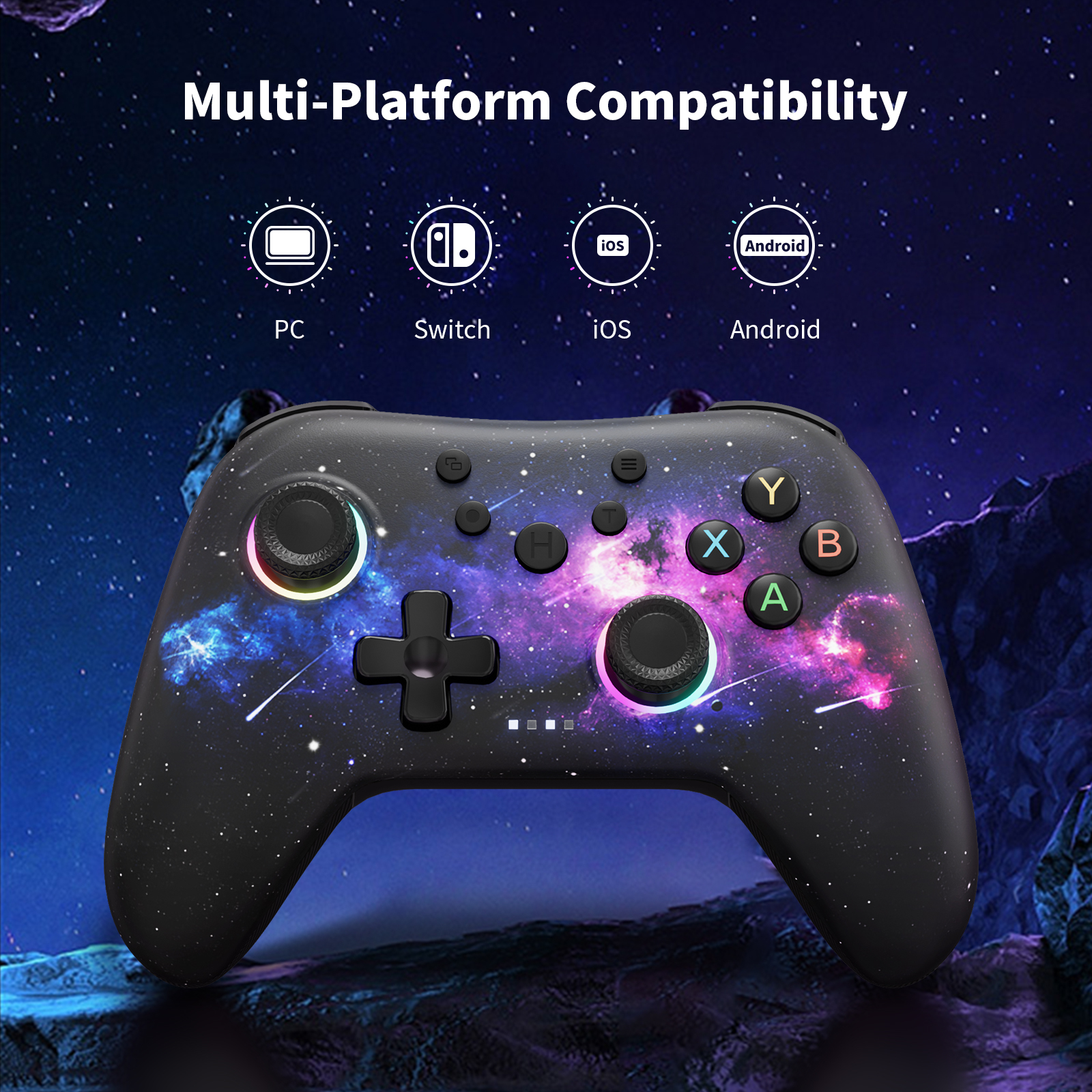 AceGamer Aurora Wireless Game Controller