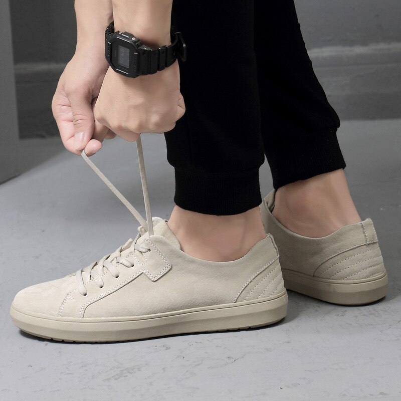 Men's Casual Shoes Men Leather Loafers Flat Handmade Moccasins Designer Style Walking Shoes Comfortable Sneakers