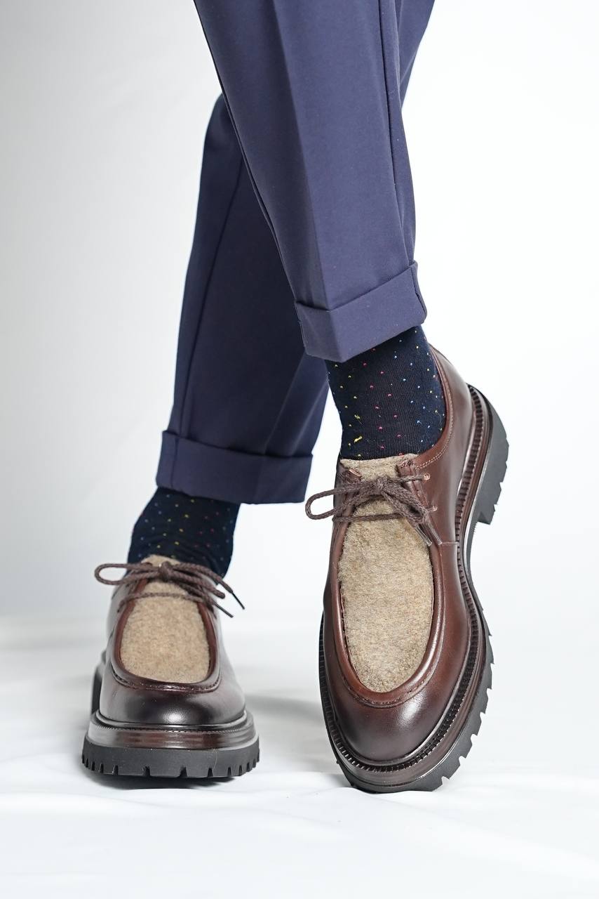 Leather Brown Loafer Shoes