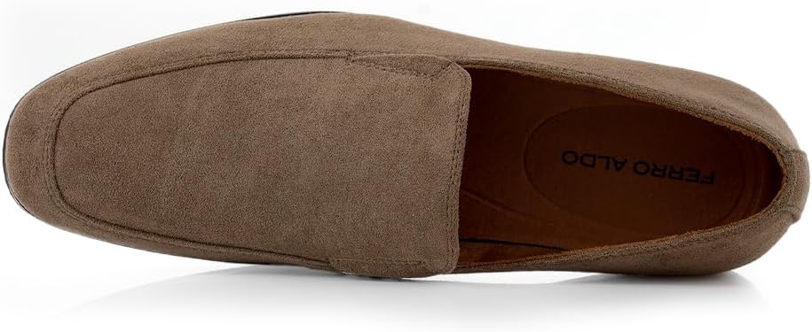 Minimalist Slip-on Suede Penny Loafers