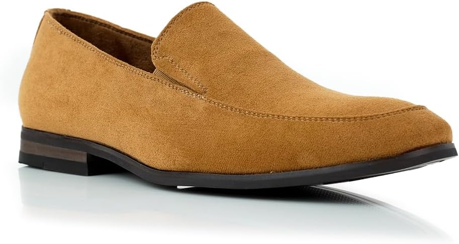 Minimalist Slip-on Suede Penny Loafers