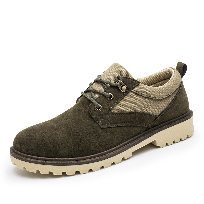 Men Breathable Suede Vintage Non Slip Comfy Sole Short Boots Casual Business Shoes