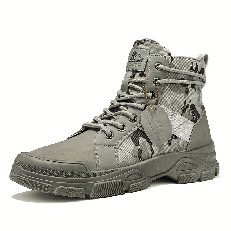 Tactical camouflage lace-up shoes