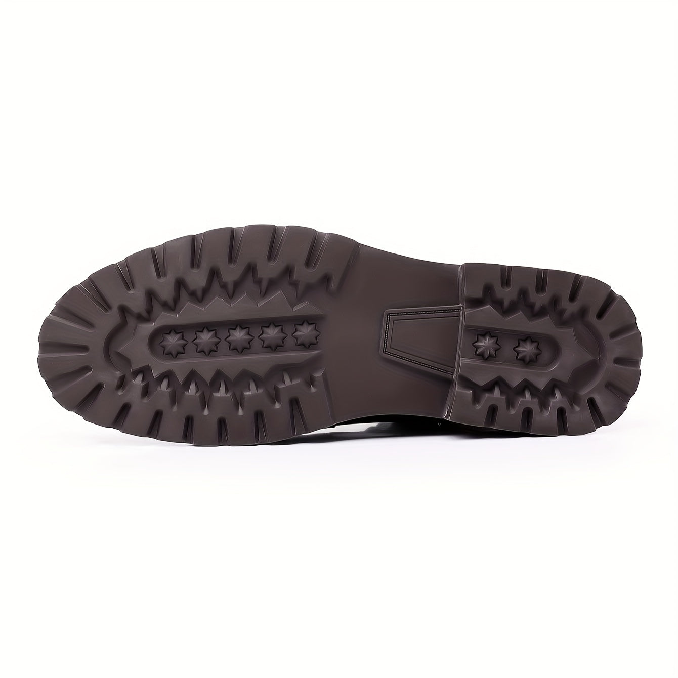 Sturdy leather lace-up boots