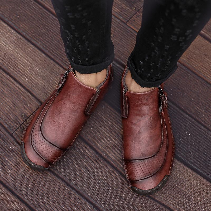 Men of high men's shoes by hand for outdoor leisure shoes boots