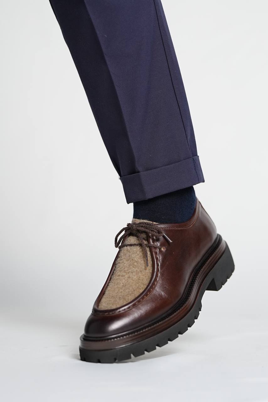 Leather Brown Loafer Shoes