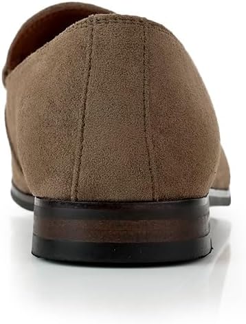 Minimalist Slip-on Suede Penny Loafers