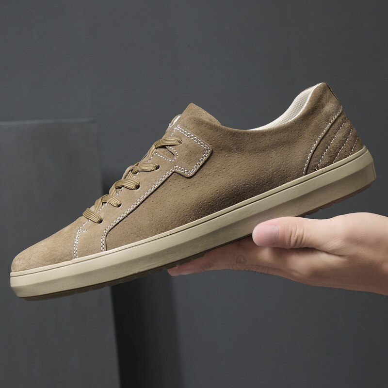 Men's Casual Shoes Men Leather Loafers Flat Handmade Moccasins Designer Style Walking Shoes Comfortable Sneakers