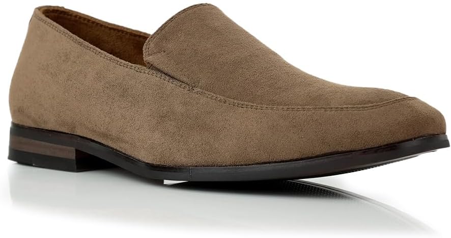 Minimalist Slip-on Suede Penny Loafers
