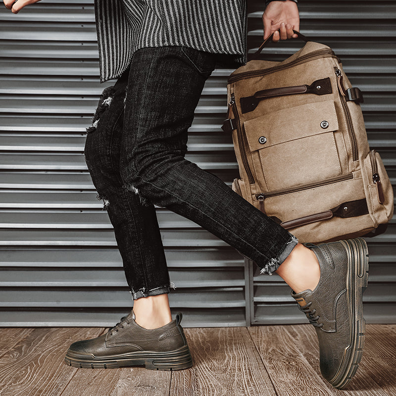 British style low boots for men