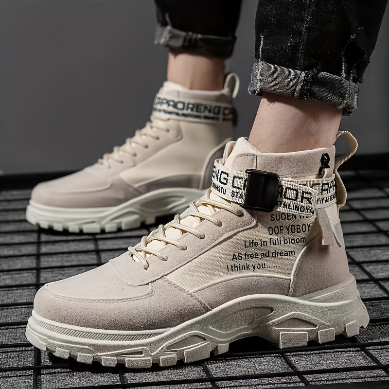 High non-slip lace-up boots