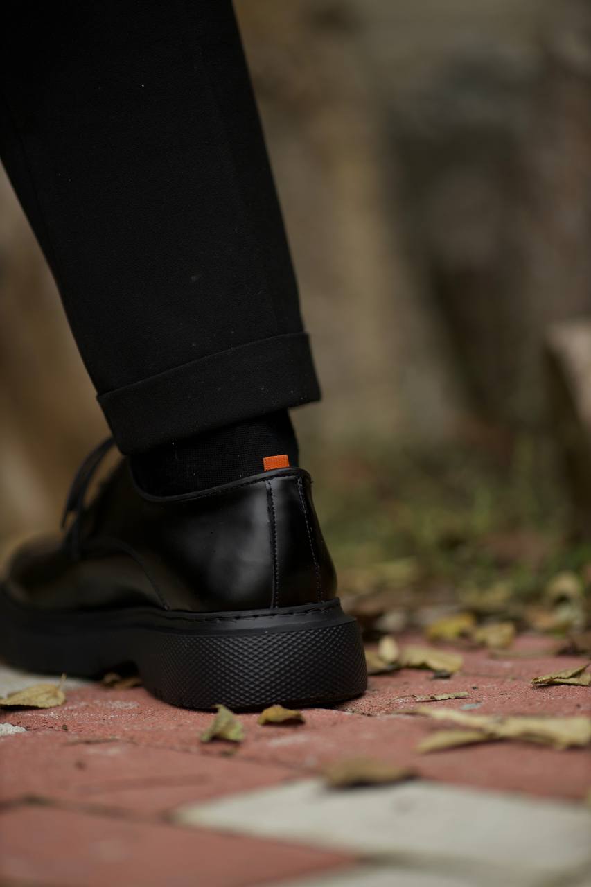 Leather Black Shoes