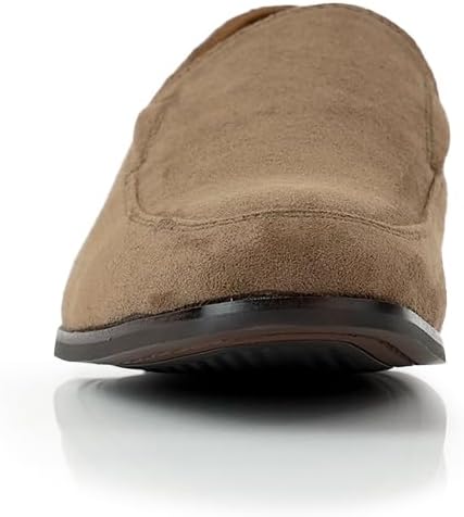 Minimalist Slip-on Suede Penny Loafers